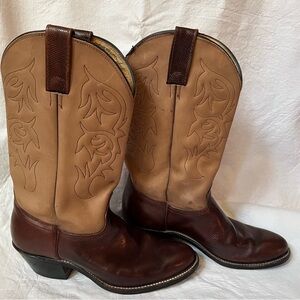 LADY ABILENE LEATHER WESTERN BOOTS